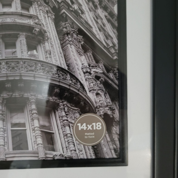 Better Homes and Gardens Beveled Black 14x18 Matted to 11x14 Frame - Picture 3 of 8